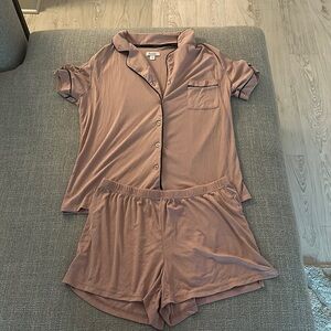 Cute Pink Pajama Set Size Medium